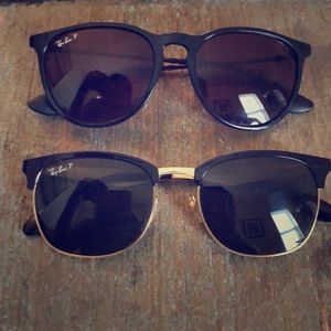 Lot of two Ray-Ban Clubmasters.